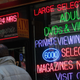 A man passes by an adult video store January 8, 2009 in New York.